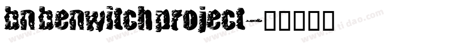 bn benwitch project字体转换